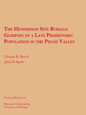 cover image of Henderson Site Burials